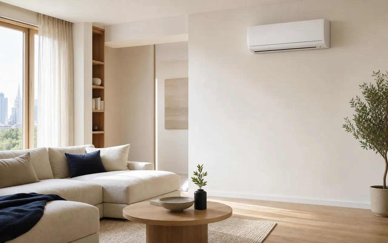 Preview of a bright home climate service website