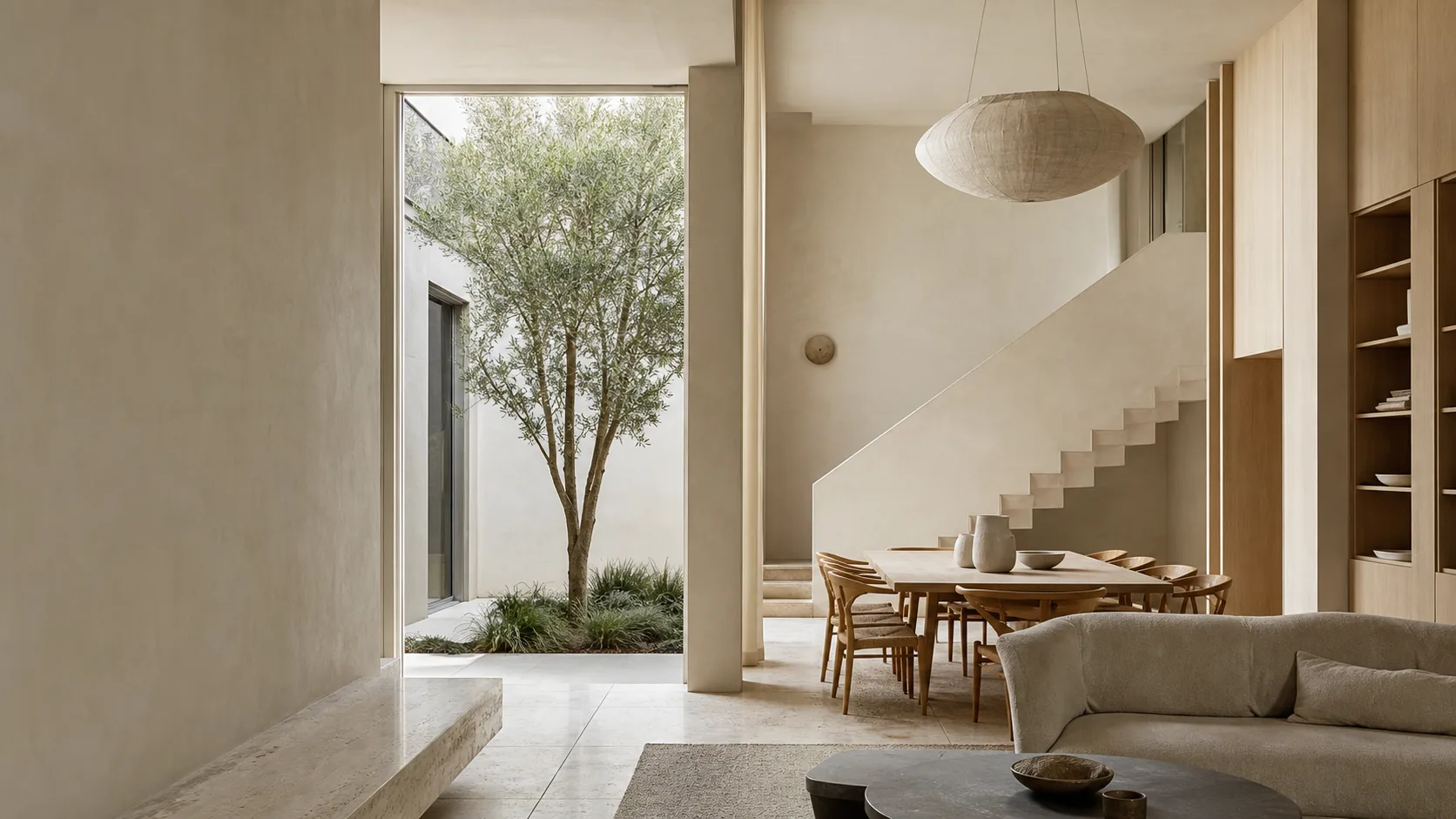 Preview of a dark architectural studio website